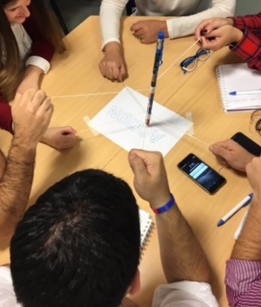Taller de liderazgo en una organización