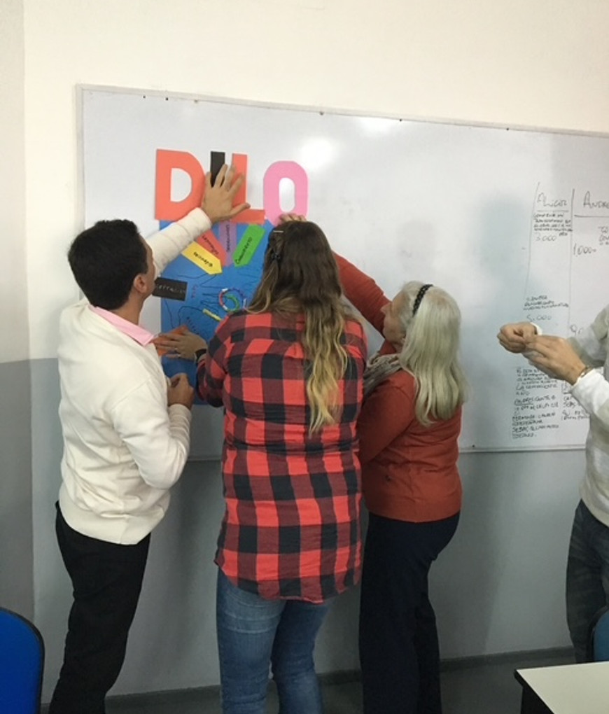 Equipo de trabajo en sesión